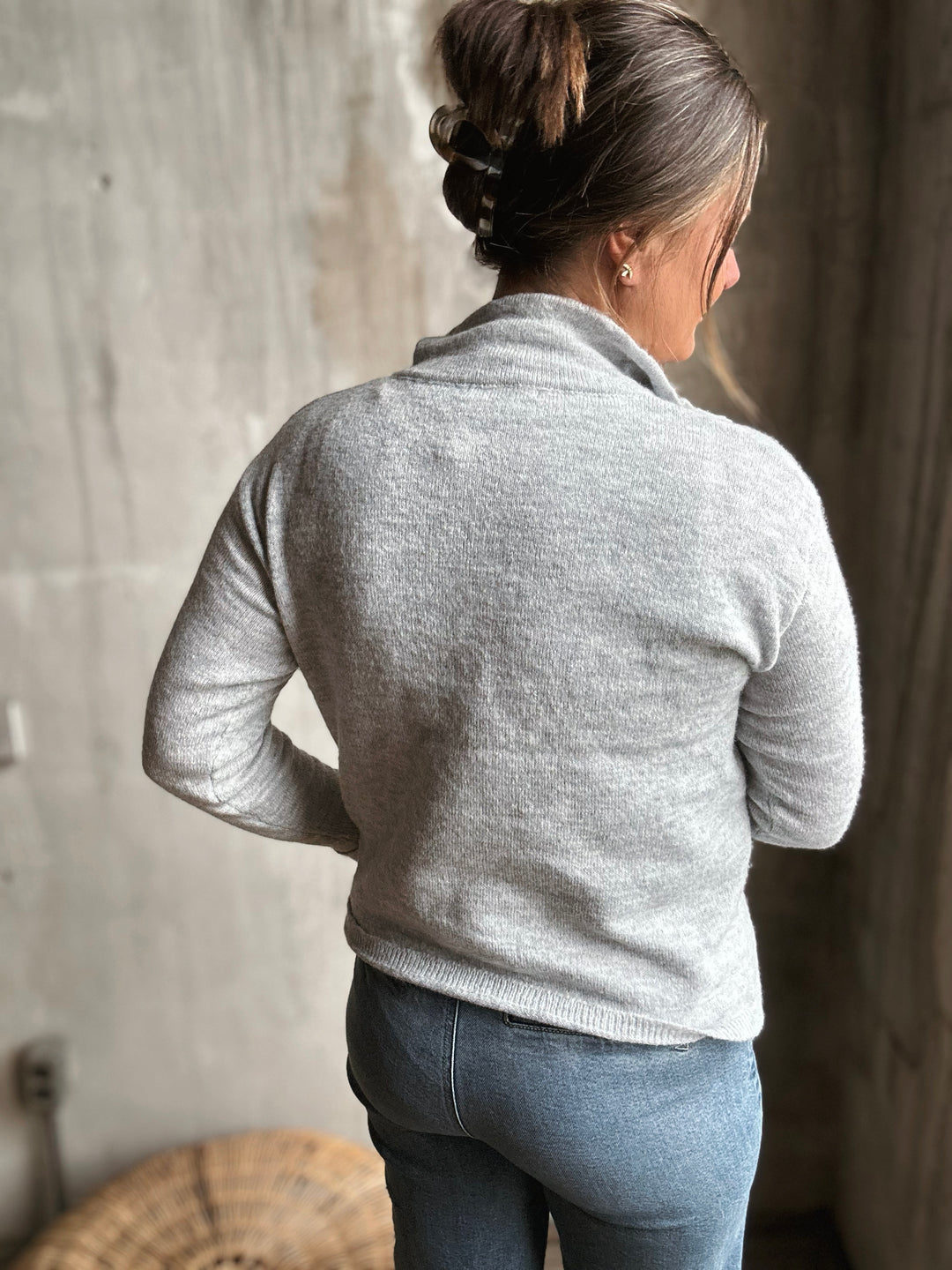 Half Snap Pullover Sweater