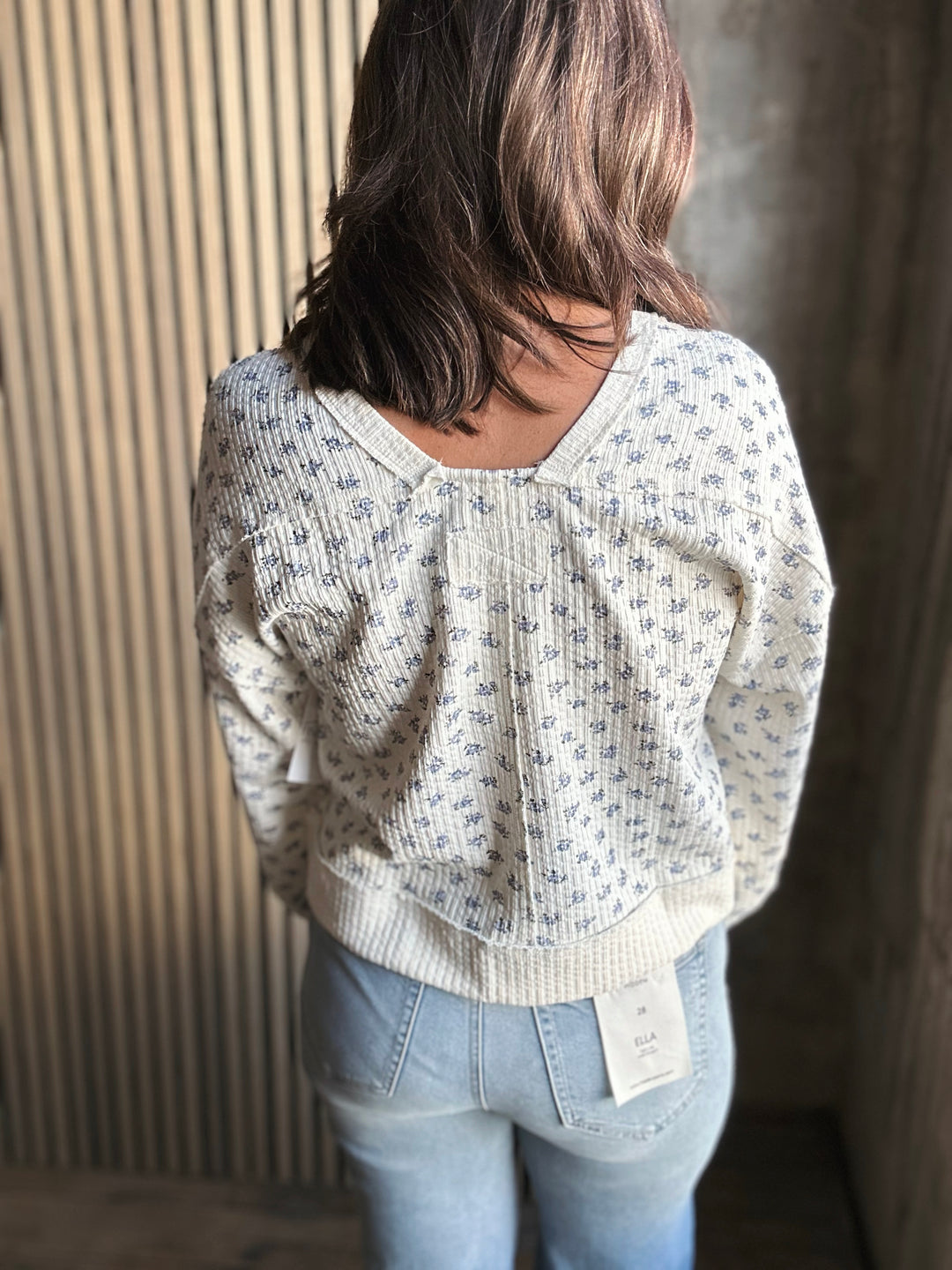 Marta Floral Knit Top