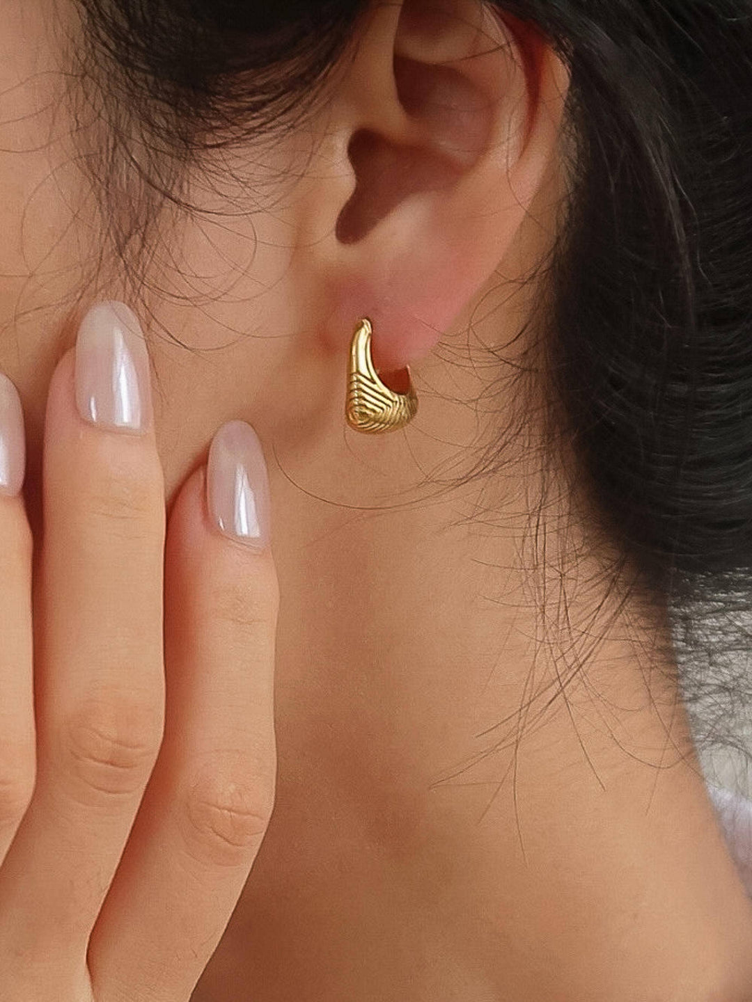 Prisme 18K Hoop Earrings