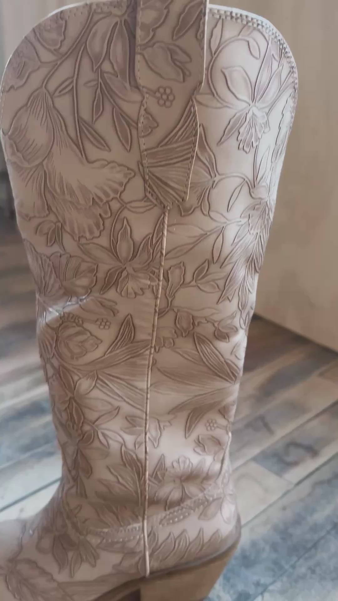 Adela Embossed Boots
