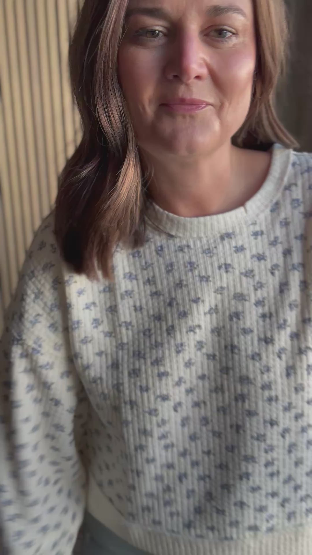 Marta Floral Knit Top