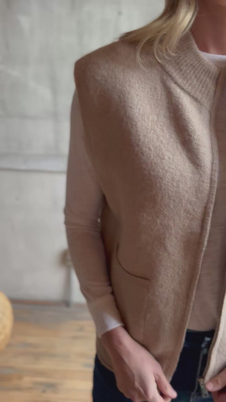 Mock Neck Sweater Vest