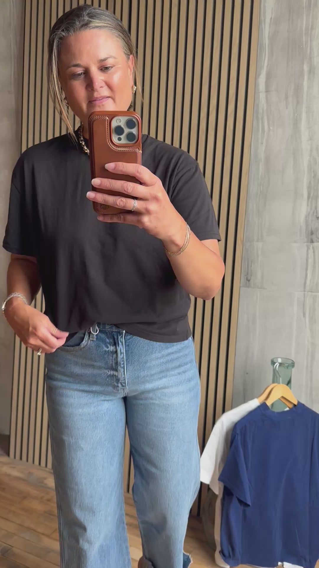 Mineral Washed Cotton Relaxed Tee