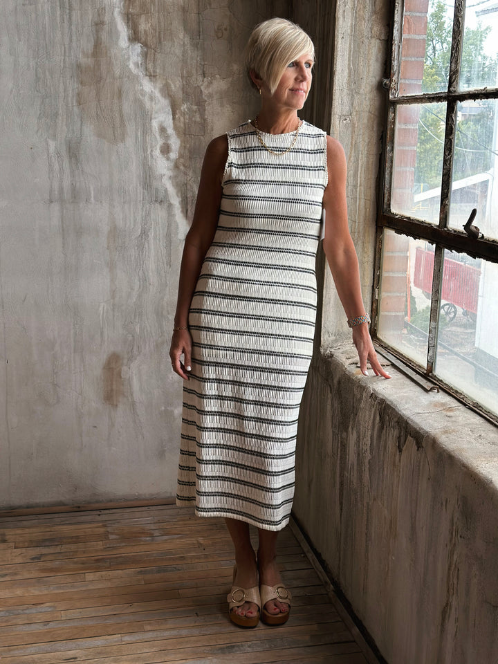 The Bellamy Stripe Midi