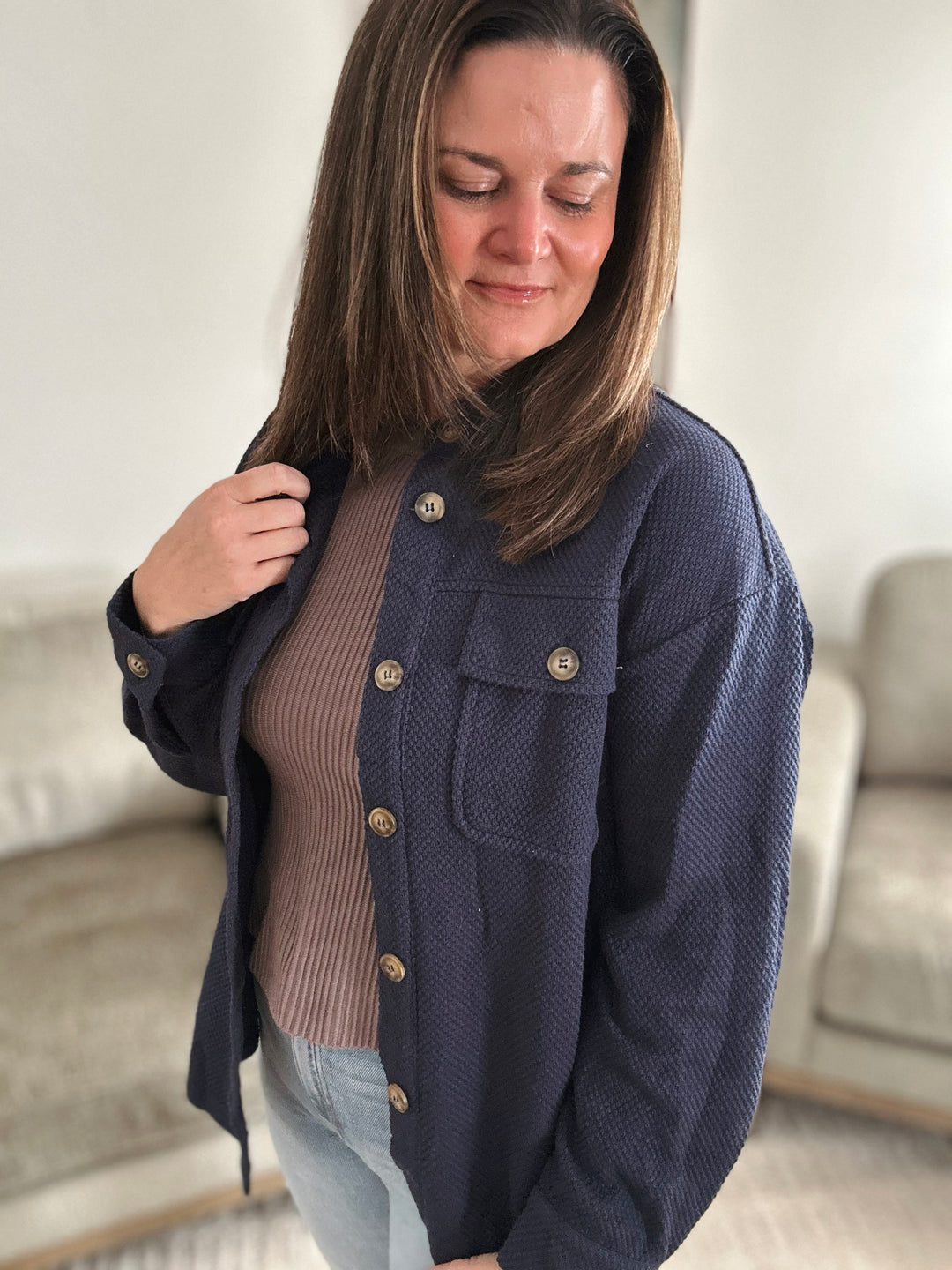 Nolte Textured Shacket