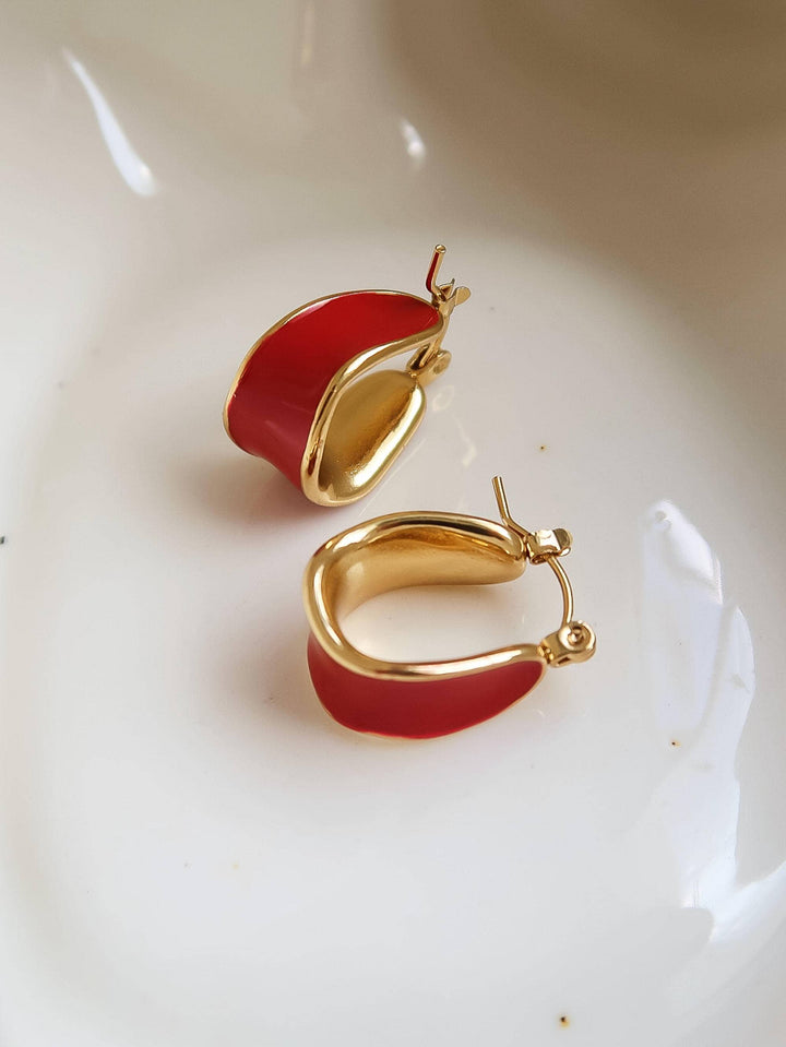 Candide 18K Gold Non-Tarnish Classic Hoop Earring