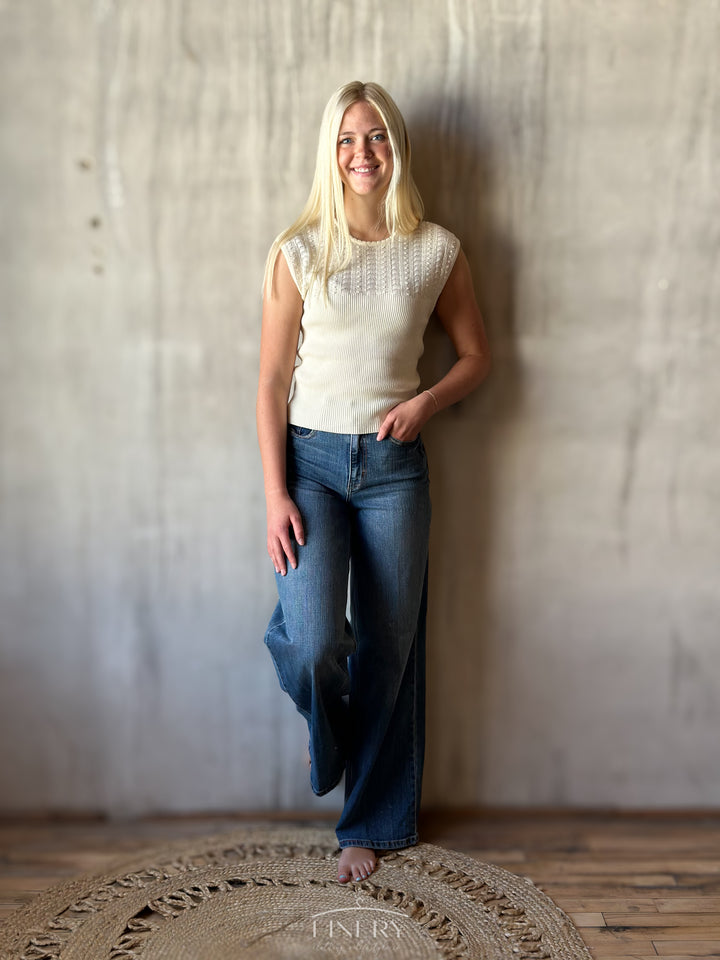 Stacey Wide Leg Jeans by Cello