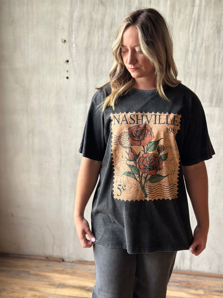 Nashville Postage Stamp Tee