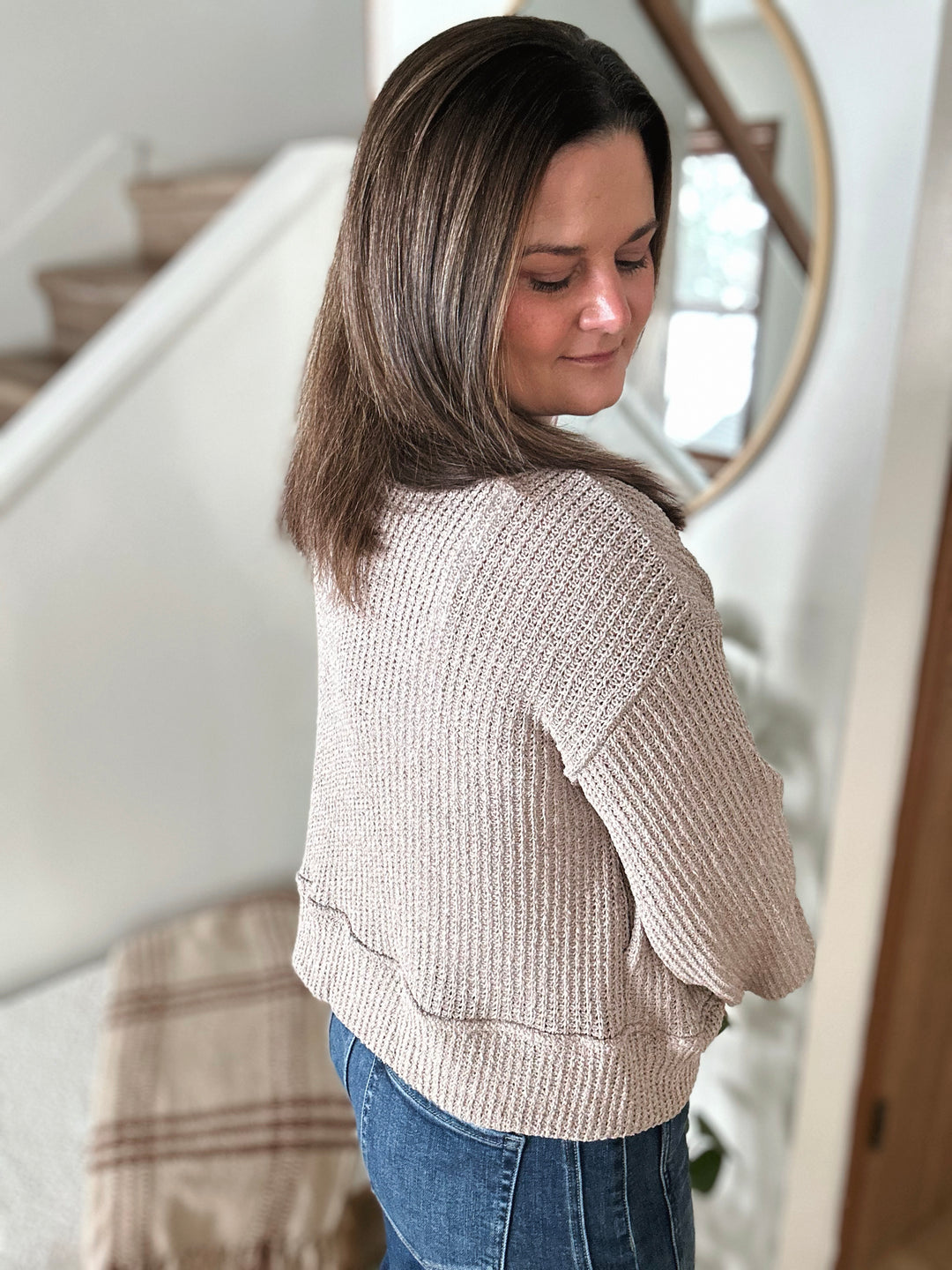 Calm Affects Cropped Cardigan