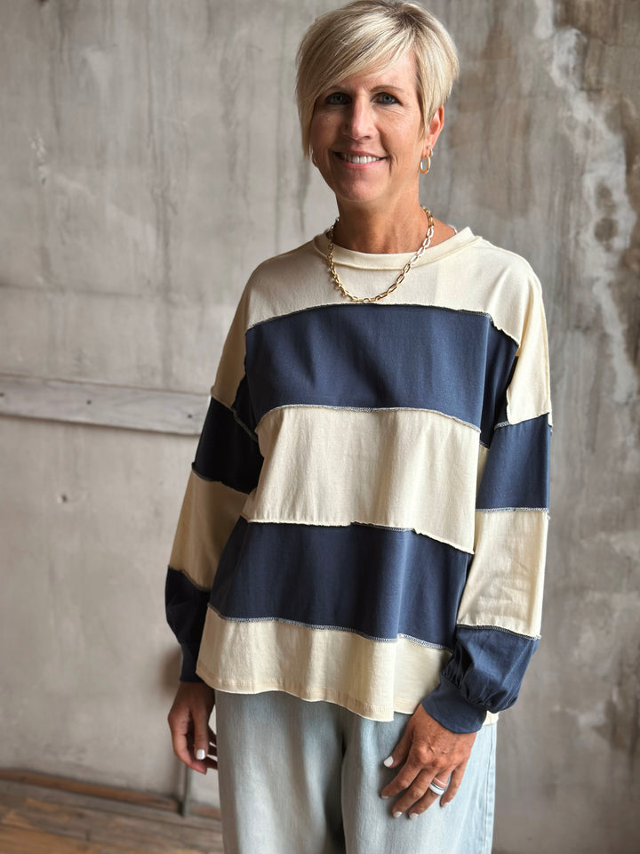 Apryl Striped Top