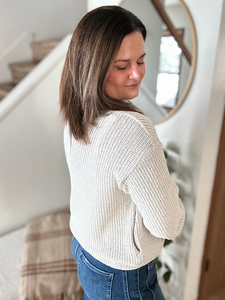 Soft Spoken Cropped Cardigan