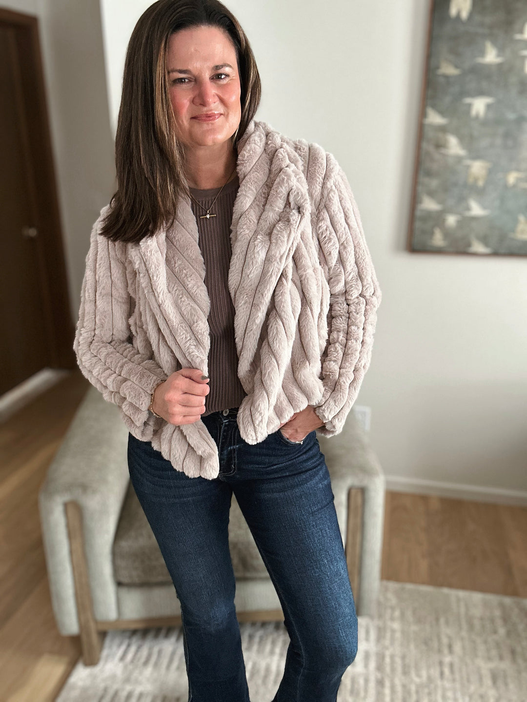 Charity Faux Fur Jacket