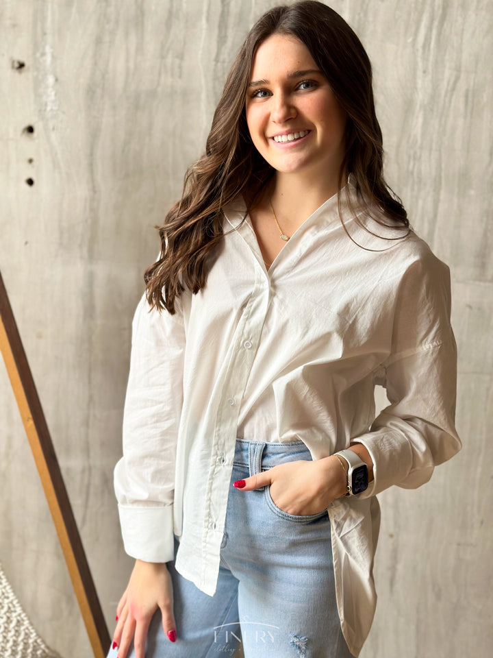 Polished Button-down Top