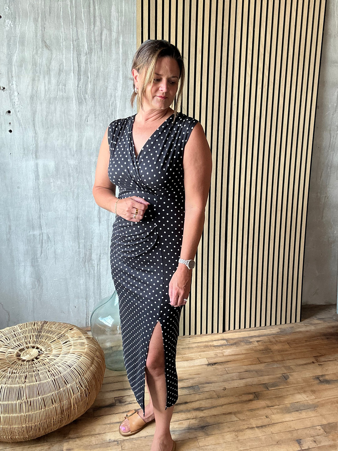 The Maria Polka Dot Dress
