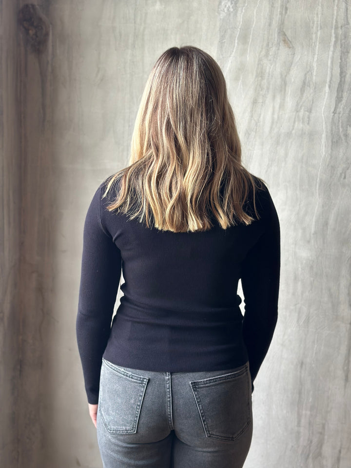 The Marty Mock Neck Top