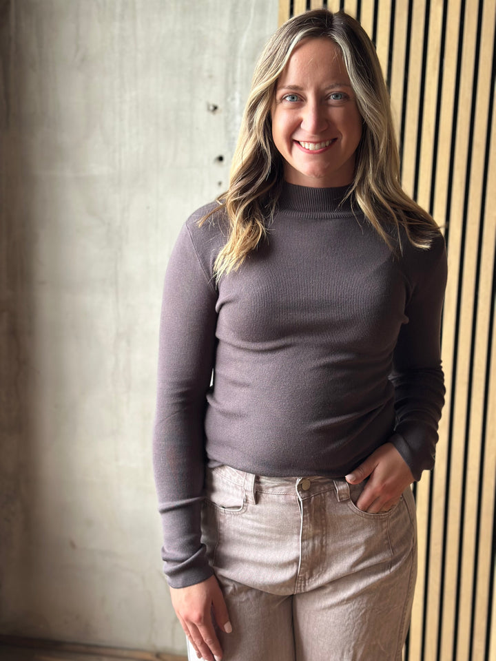 The Marty Mock Neck Top