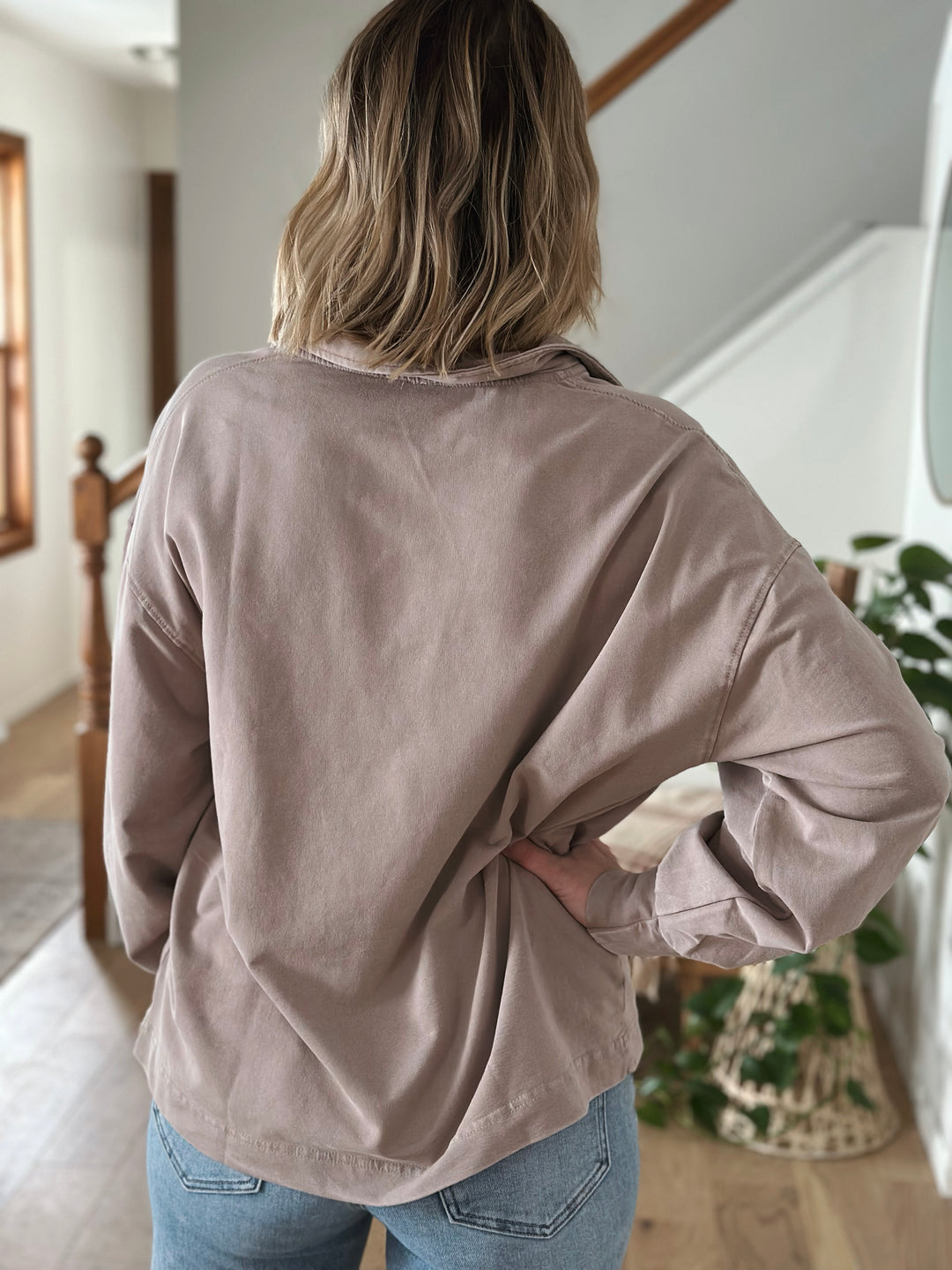 The Lived-In Collared Pullover