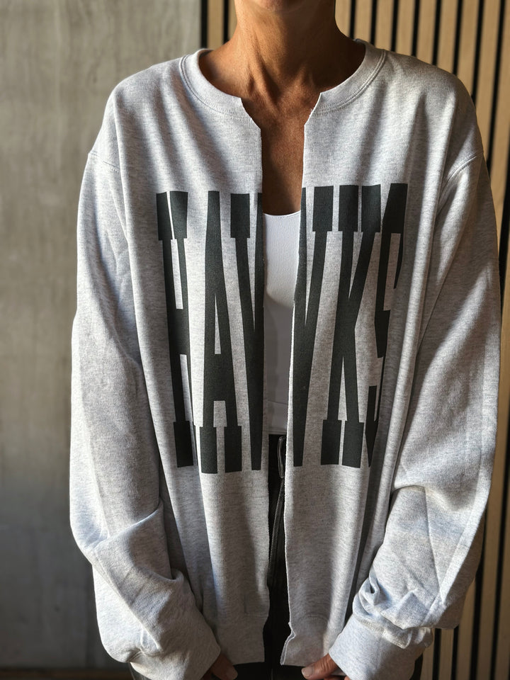 HAWKS Split Sweatshirt