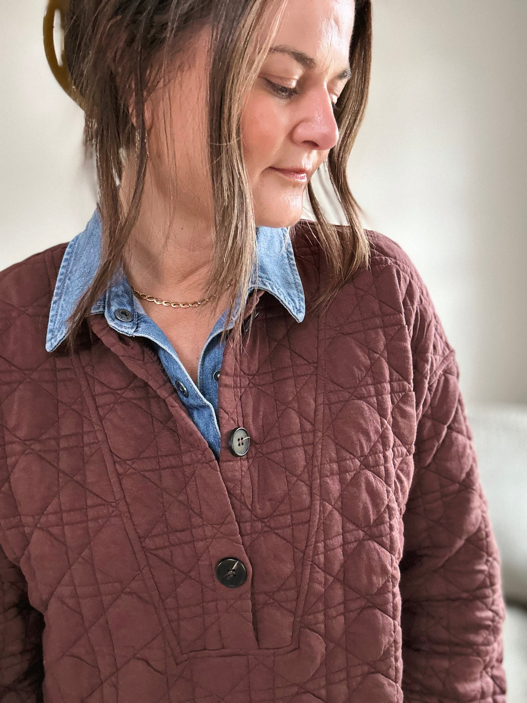 Mitchell Quilted Sweatshirt