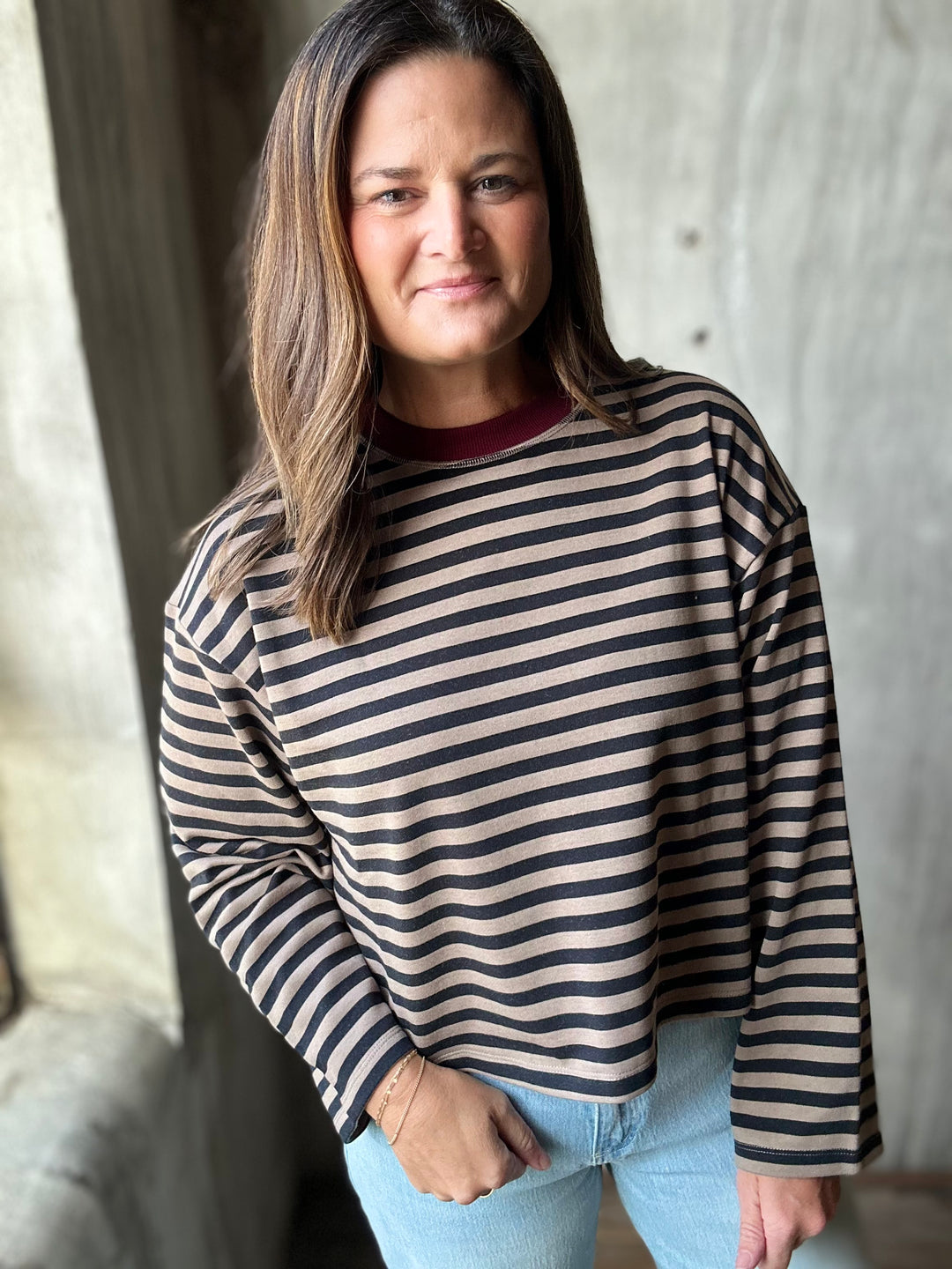 The Aspen Stripe Top