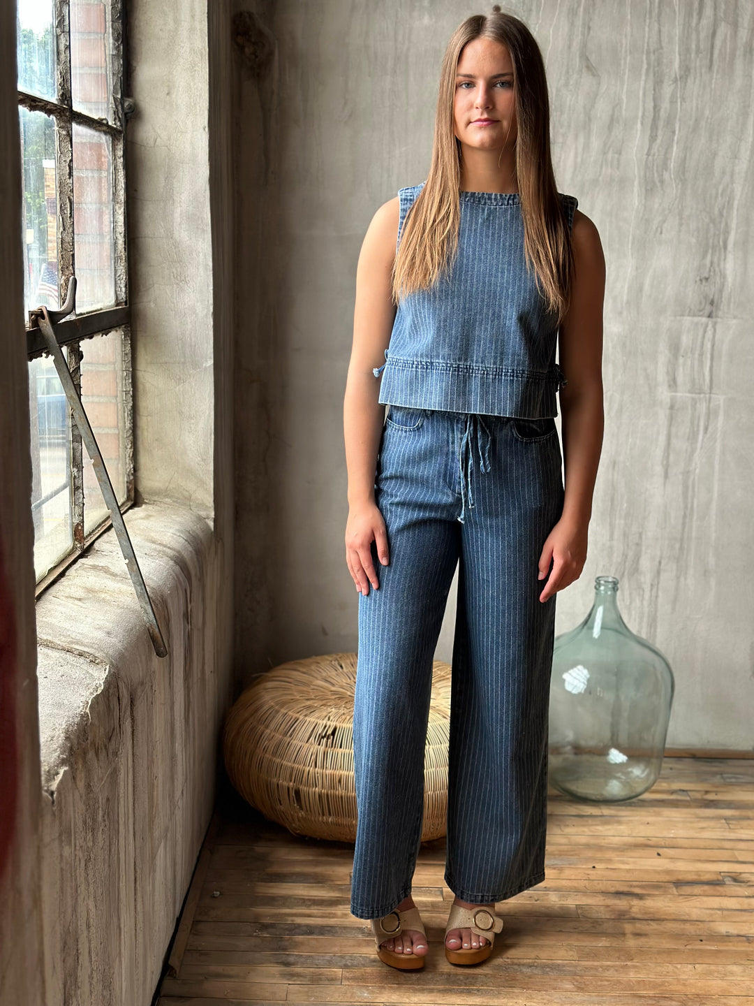 The Capri Stripe Jeans