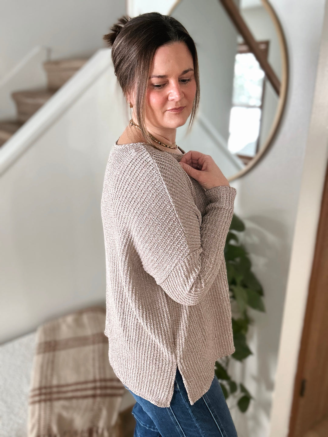 Keeping it Classy Side Slit Sweater