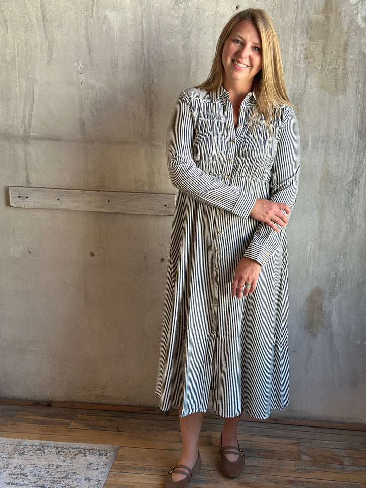 The Brandt Stripe Dress