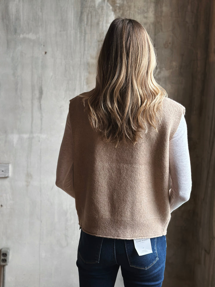 Mock Neck Sweater Vest