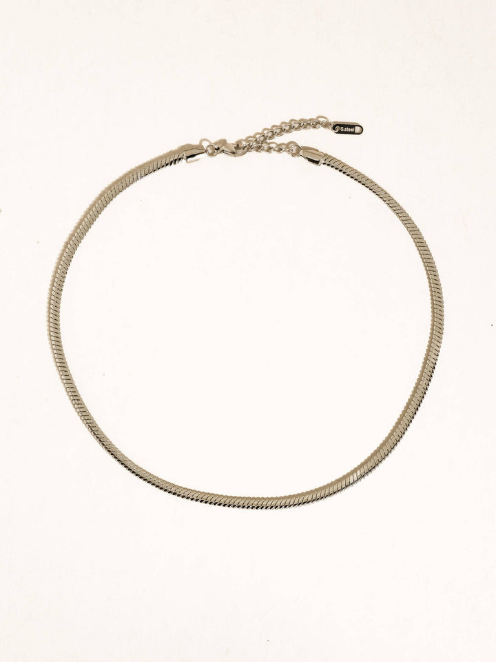 Papillon 18K Gold Non-Tarnish Classic Snake Chain Necklace