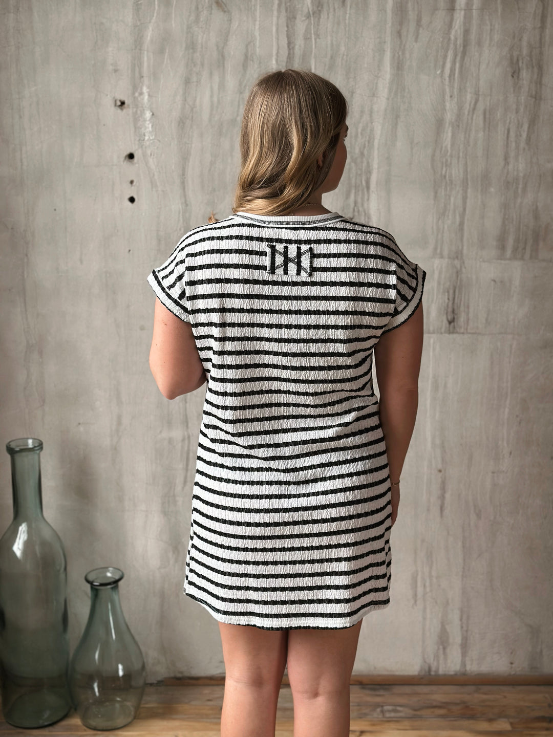 The Weekend Texture Tee Dress