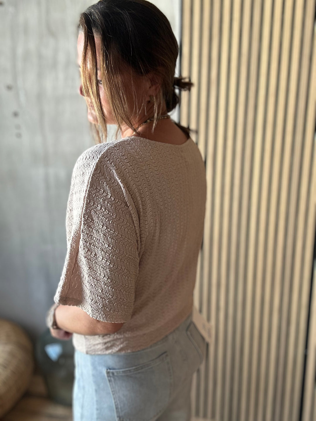 The Calix Banded Knit