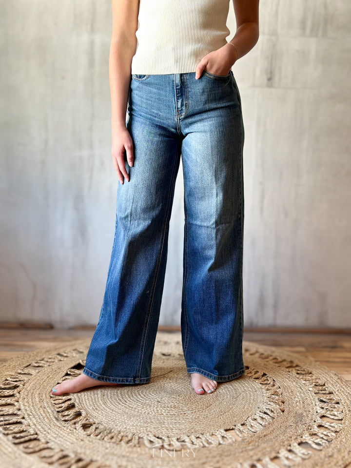 Stacey Wide Leg Jeans by Cello