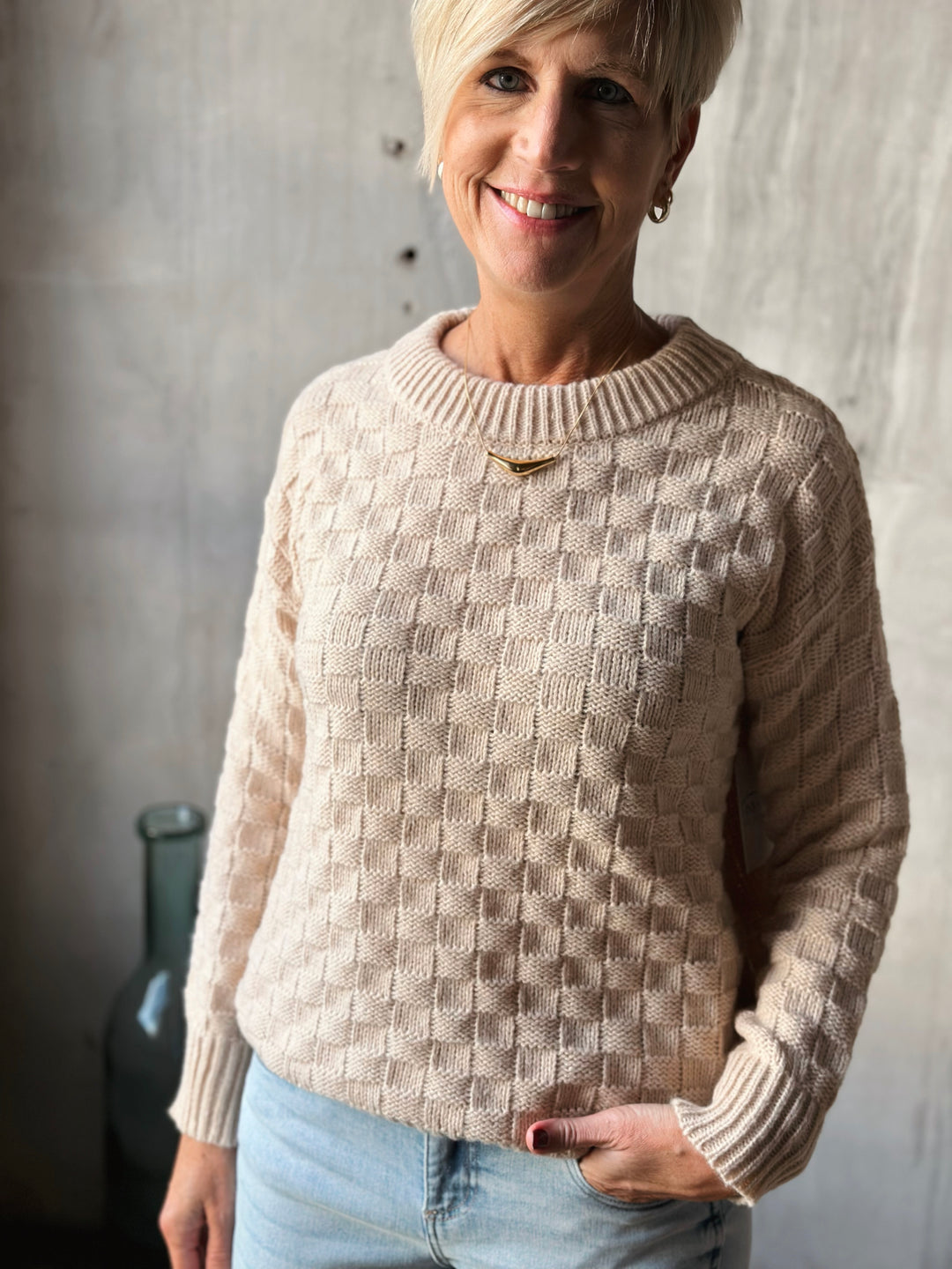 Bryson Checkered Sweater