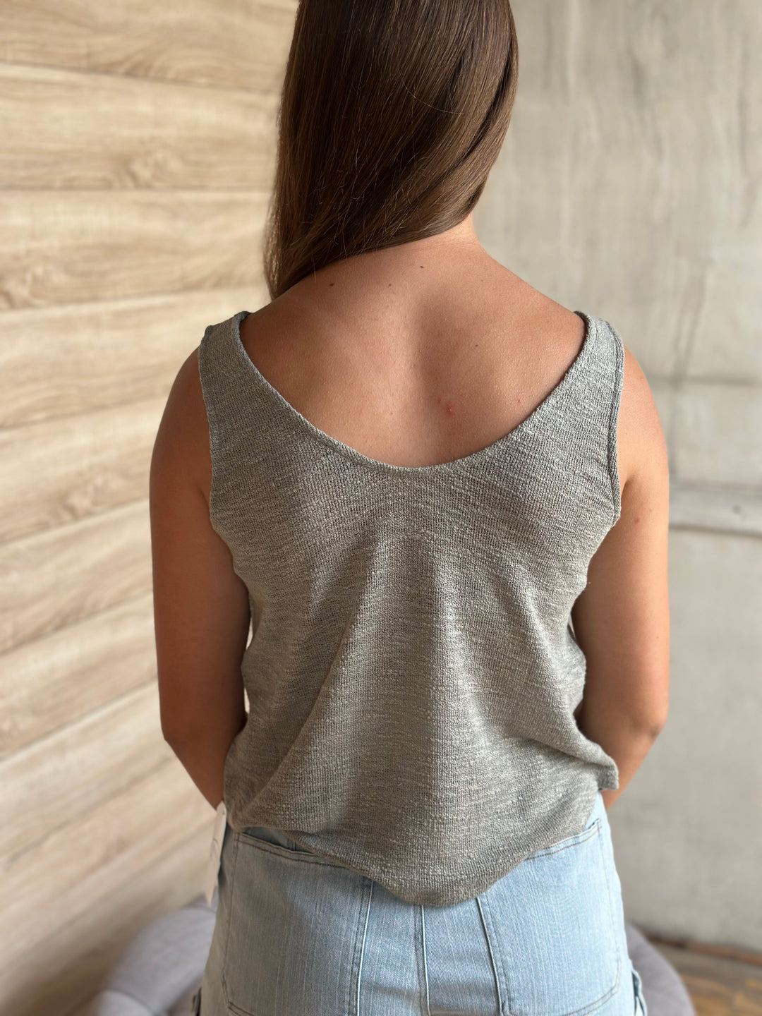 The Sable Low Back Knit