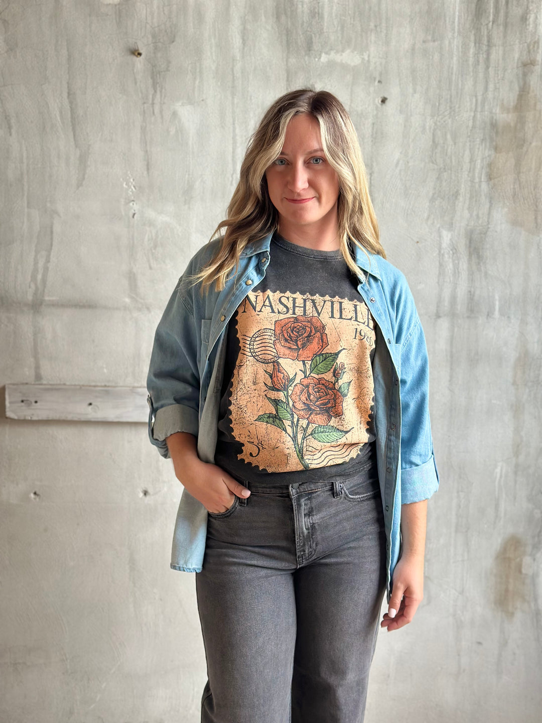 Nashville Postage Stamp Tee