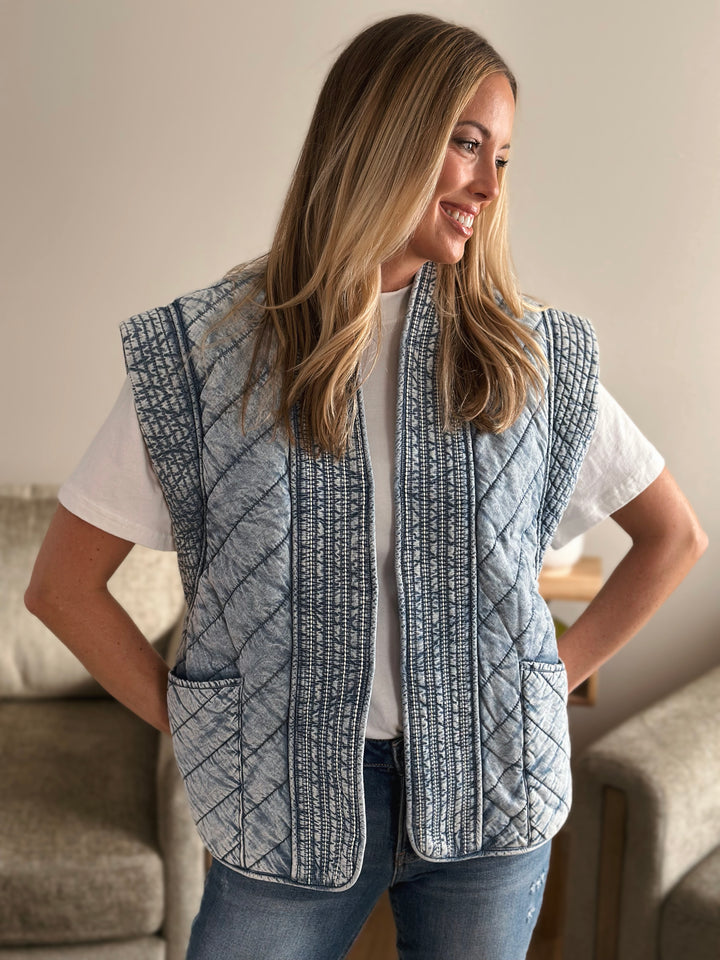 Evette Denim Vest