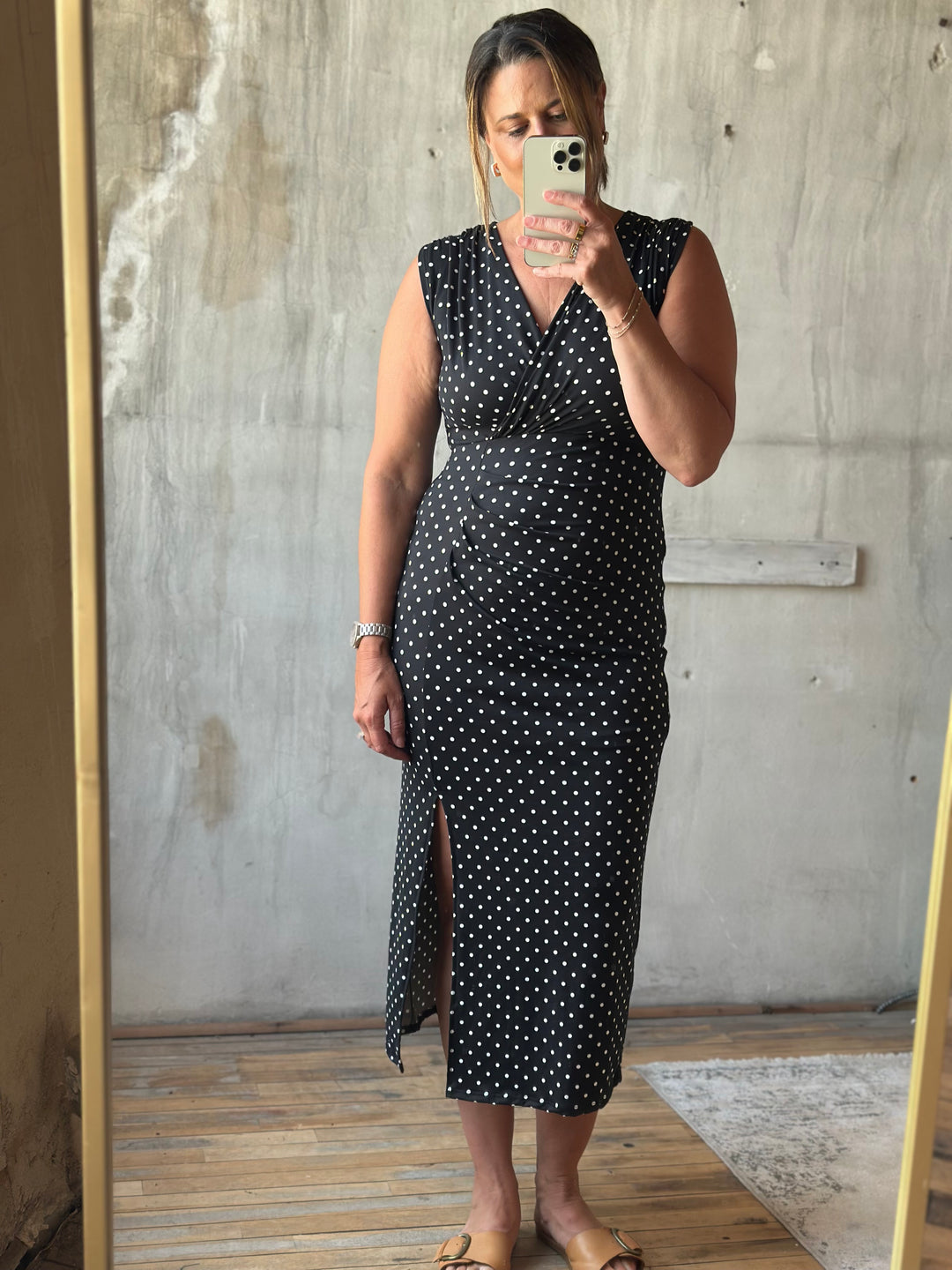 The Maria Polka Dot Dress