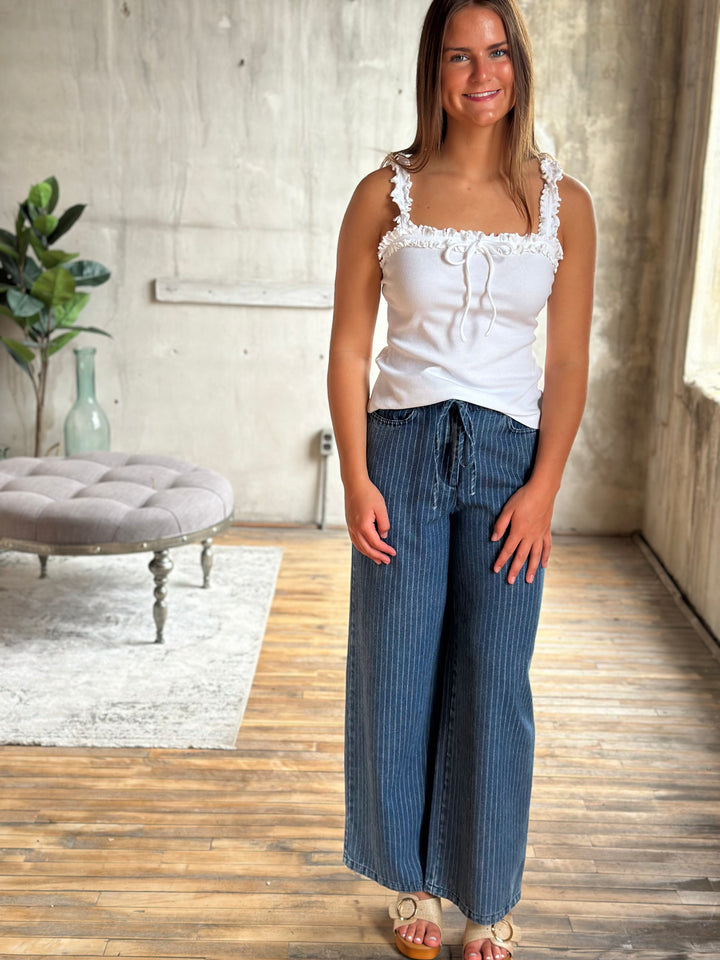 The Liora Ruffle Tank