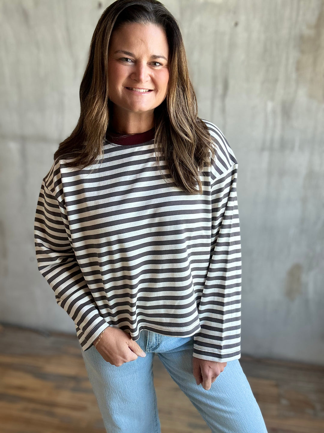 The Aspen Stripe Top