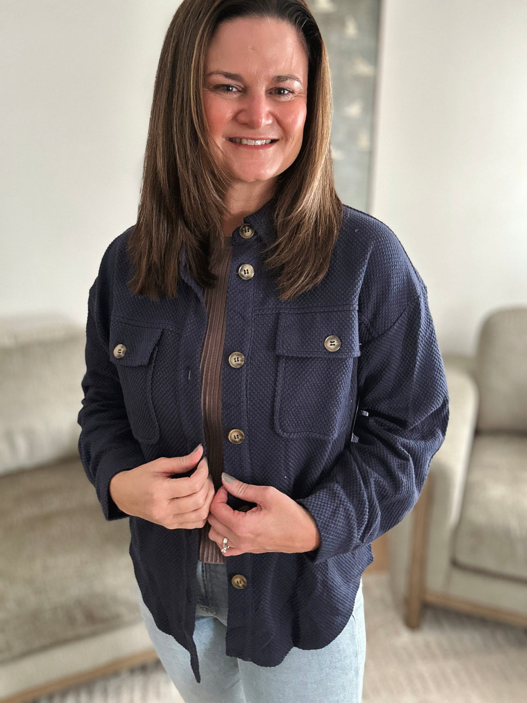 Nolte Textured Shacket