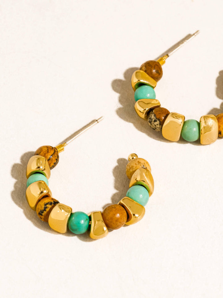 Noisette 18K Gold Boho Earrings