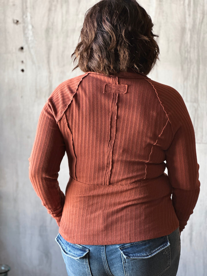 Tegan Half-Zip Top
