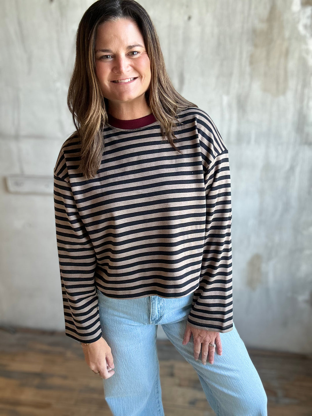 The Aspen Stripe Top