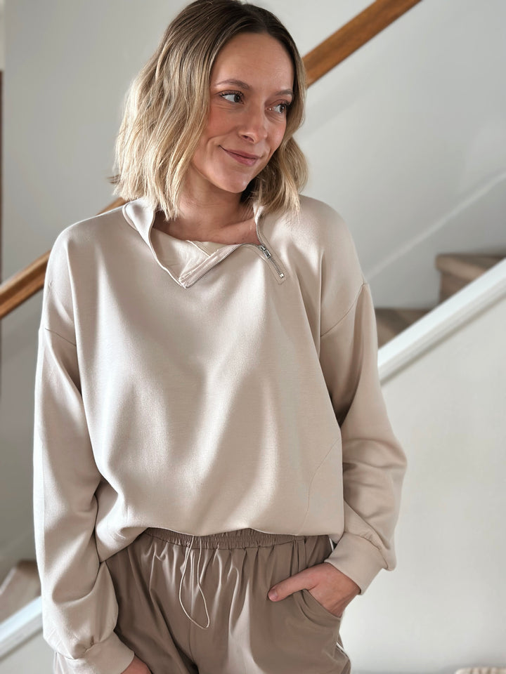 Definitely You Zip Pullover