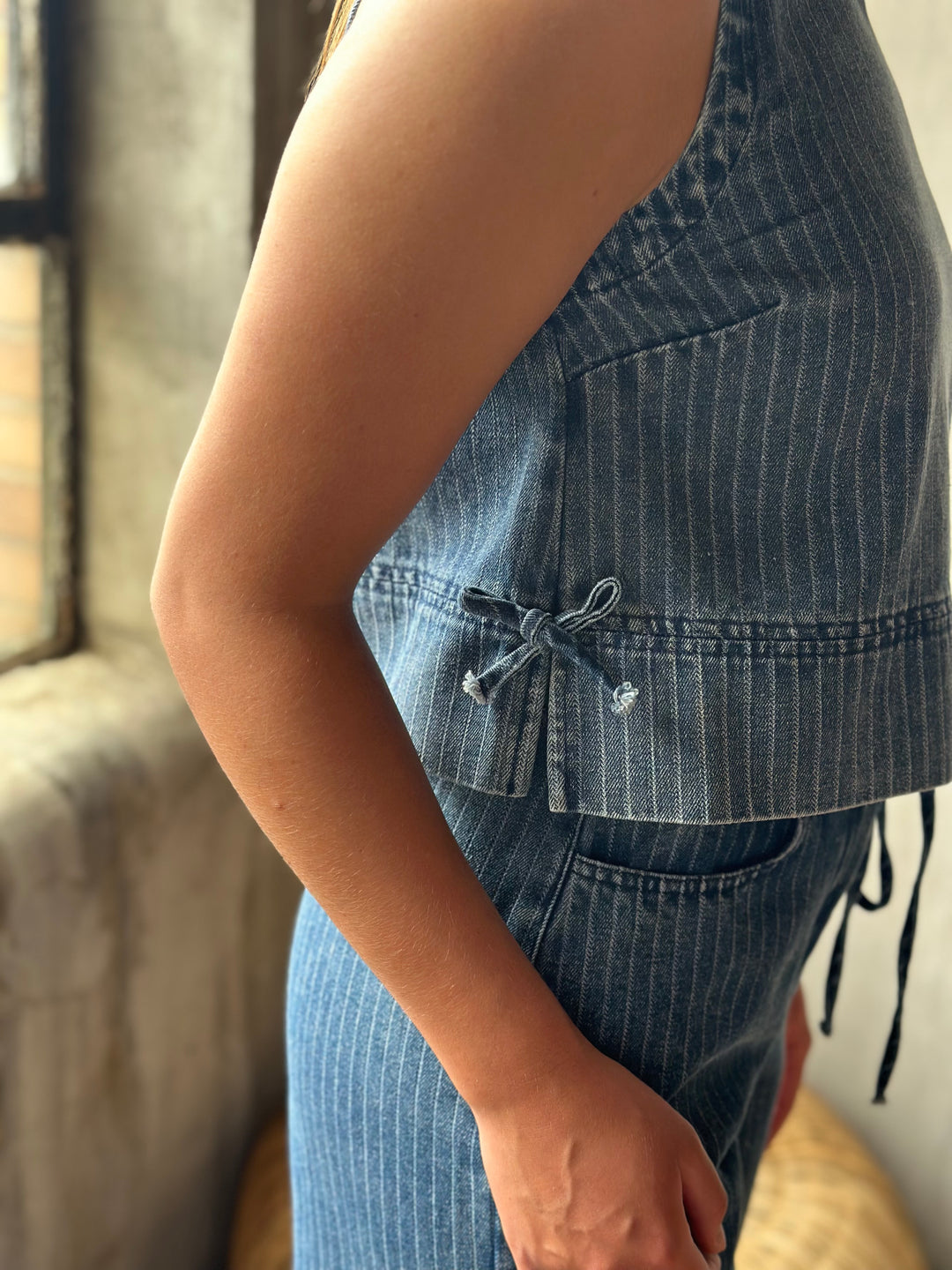 The Karli Stripe Crop Top