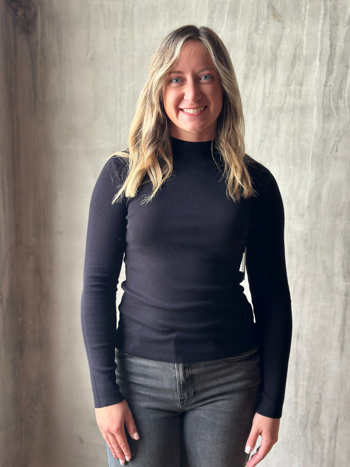 The Marty Mock Neck Top