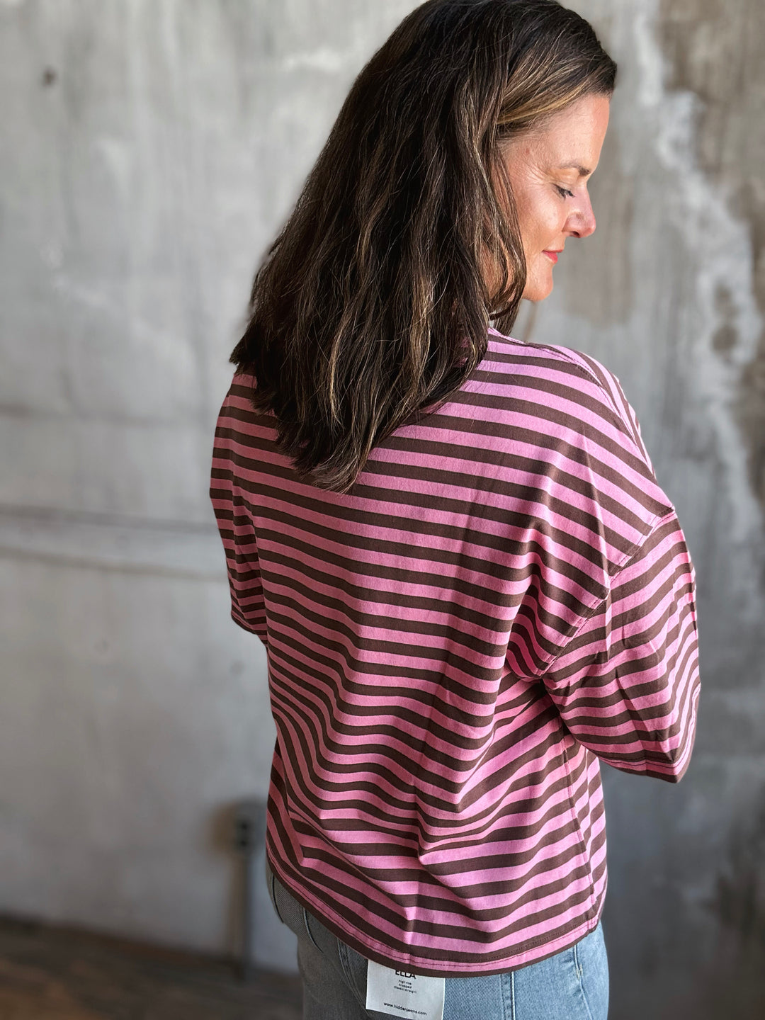 Tommy Oversized Stripe Tee
