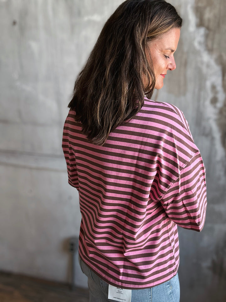 Tommy Oversized Stripe Tee