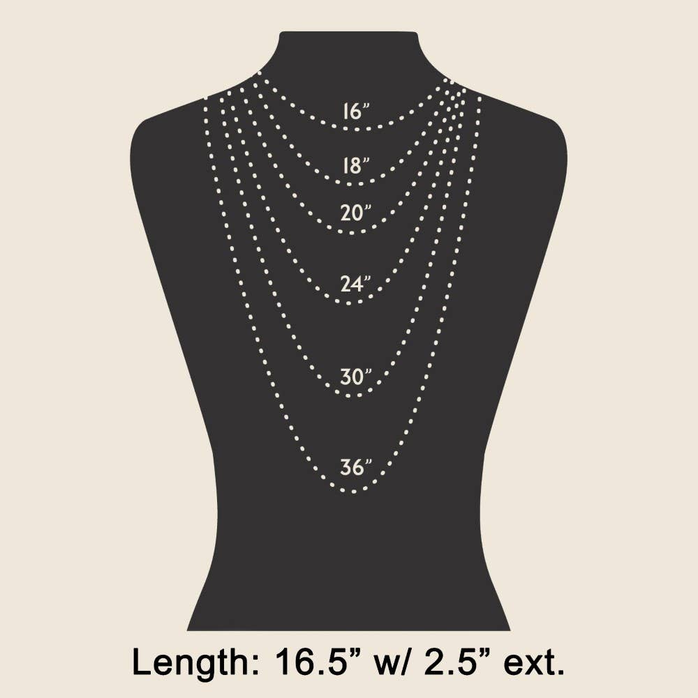 Mini Cross Pearl Pendant Necklace