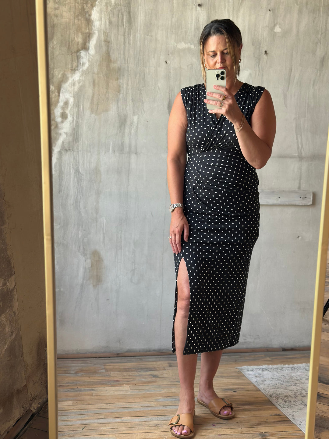 The Maria Polka Dot Dress